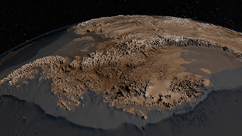 Sumendi erraldoiak izotz antartikoen azpian ezkutatzen dira